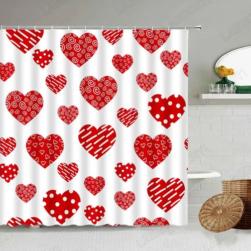 Valentine's Day Shower Curtain