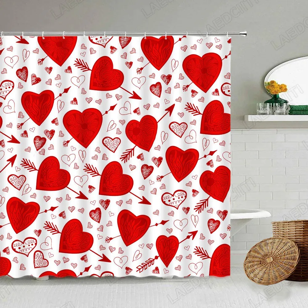 Valentine's Day Shower Curtain