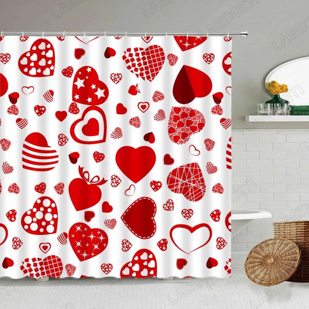 Valentine's Day Shower Curtain