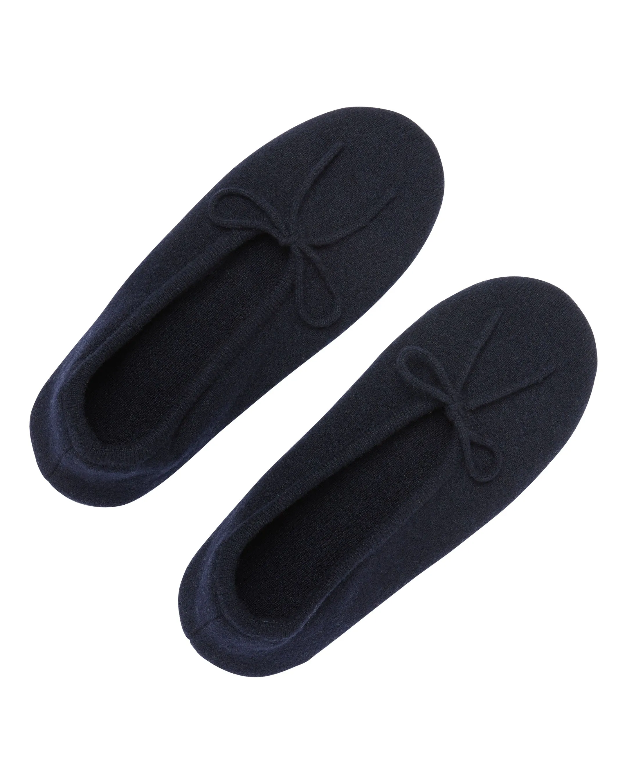 Women's Cashmere Slippers Navy Blue