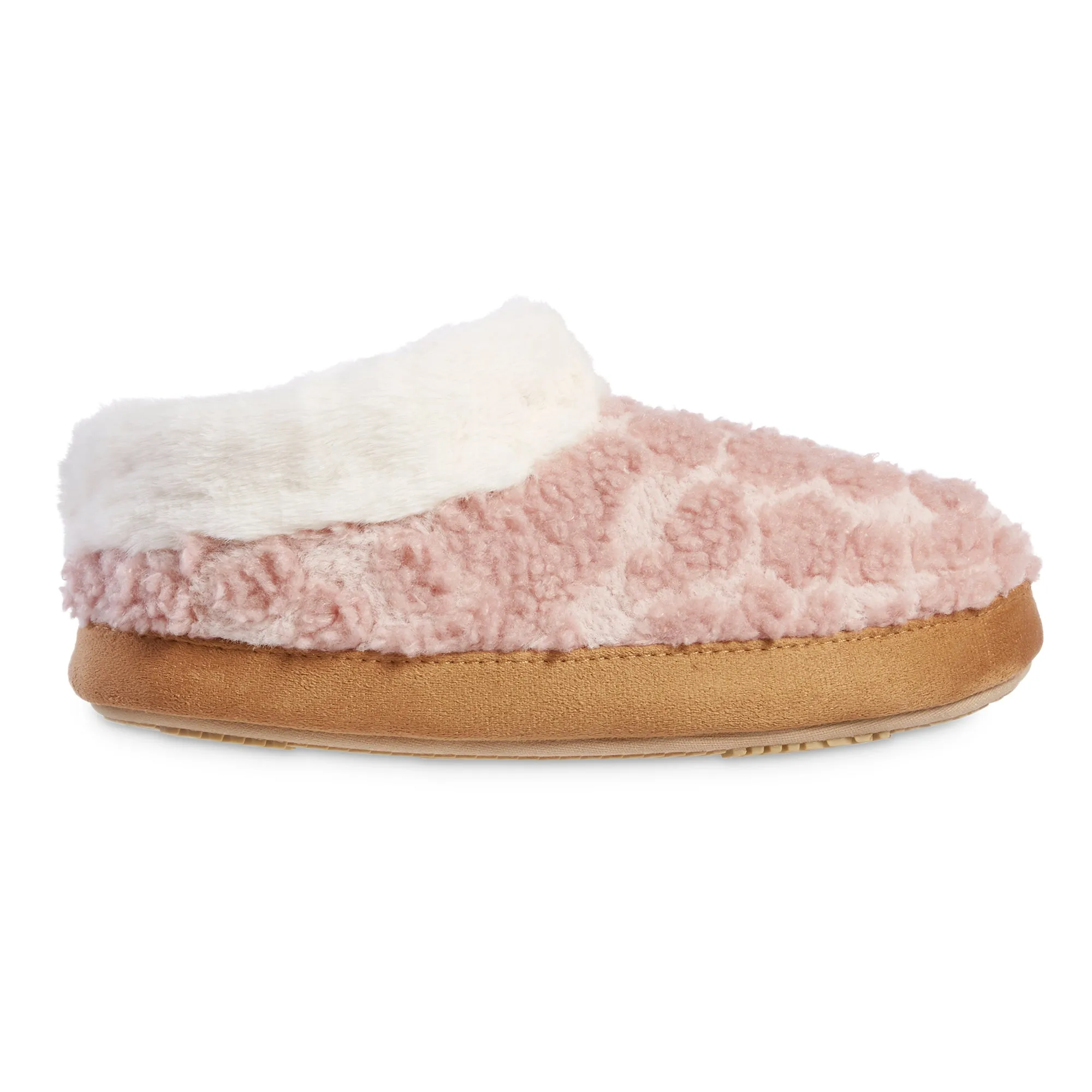 Women's Isla Cheetah Bootie Slippers with Faux Fur and Memory Foam