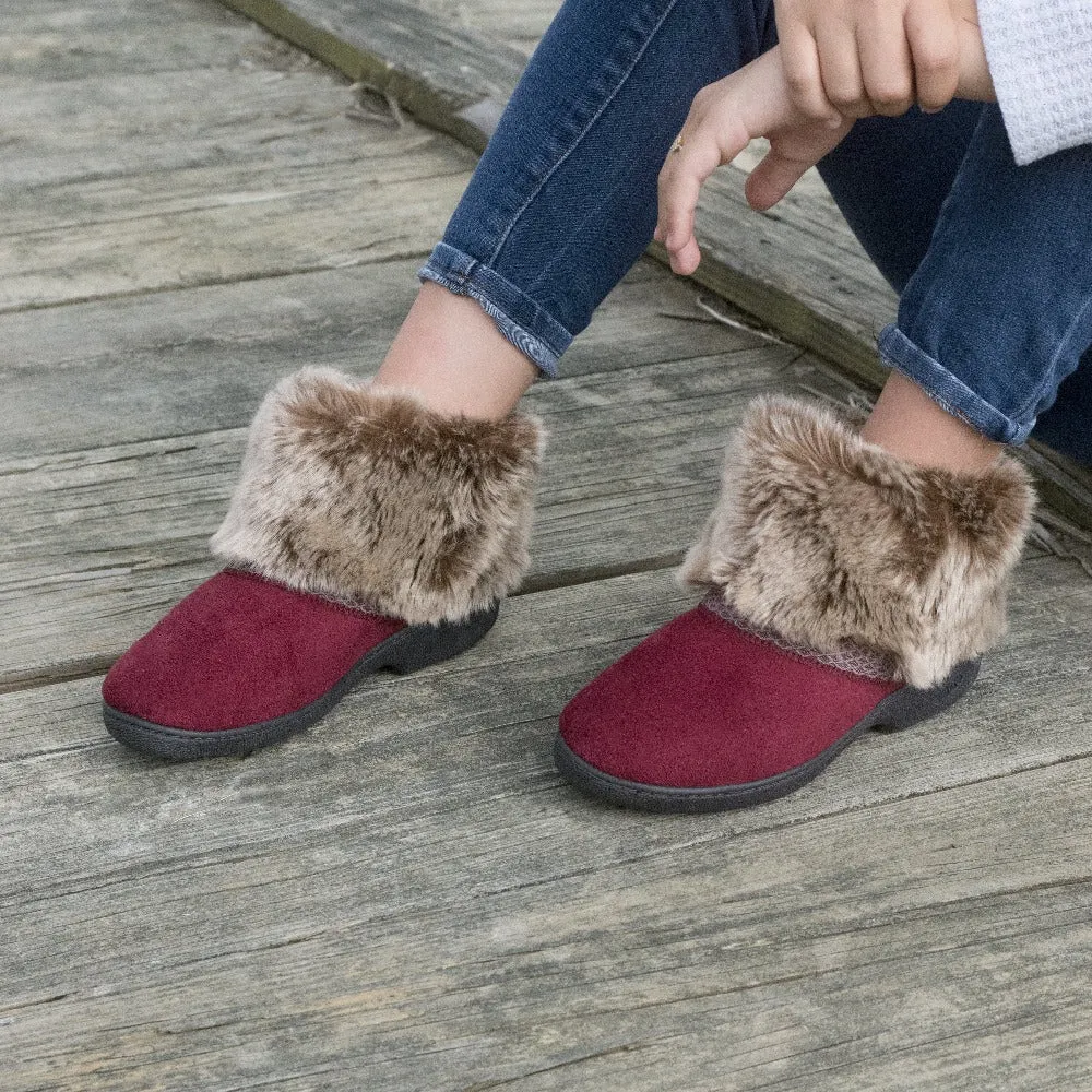 Women's Microsuede Mallory Boot Slippers