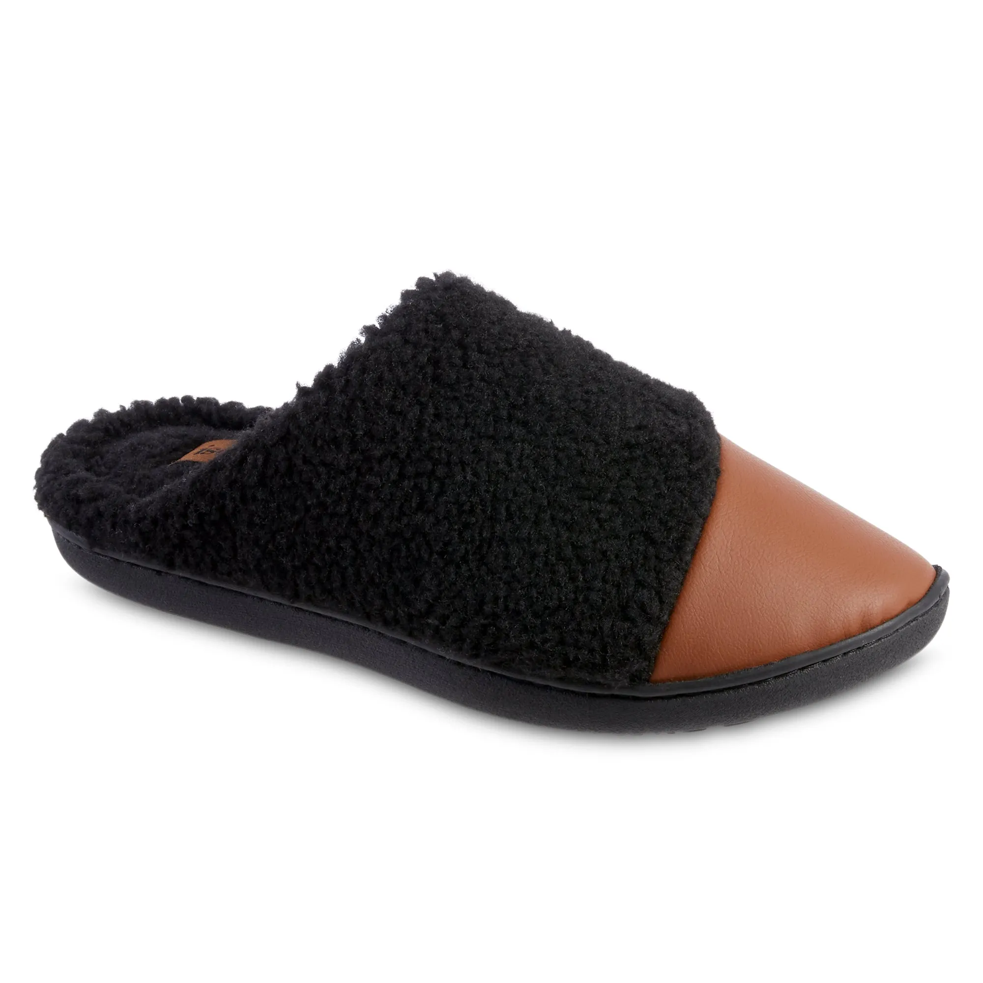 Women's Tinsley Recyled synthetic Leather & Berger Clog Slippers With Memory Foam