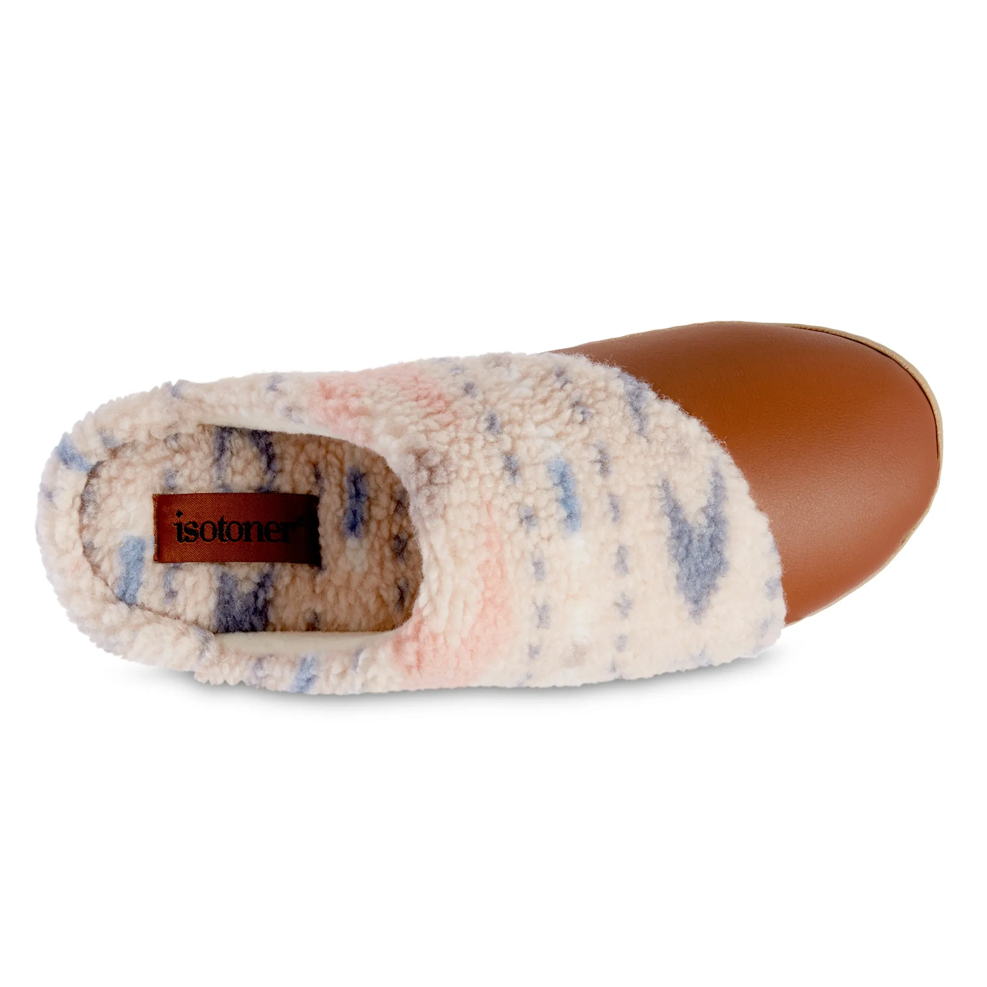 Women's Tinsley Recyled synthetic Leather & Berger Clog Slippers With Memory Foam